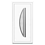 Solid Elements Kunststoffhaustür K-403 (110 x 210 cm, DIN Anschlag: Links, Weiß)