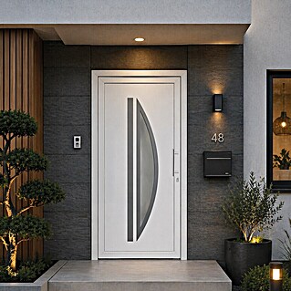 Solid Elements Haustür K-403 (110 x 210 cm, DIN Anschlag: Rechts, Weiß)