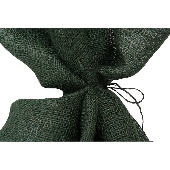 Windhager Gartensack - L x B: 100 x 70 cm, Grün - Dunkelgrüner Beutel aus grobem Gewebe, mit einer Schnur zugebunden.