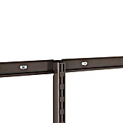 Elfa Classic by Elfa Hängeschiene (Länge: 214 cm, Passend für: Regalsystem Classic by Elfa, Zweilochsystem, Graphite) | BAUHAUS