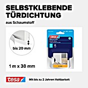 tesa MOLL Türbodendichtung Universal (Weiß, 1 m)