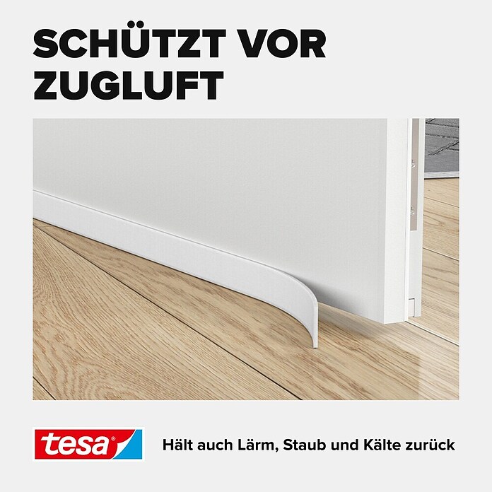 tesa MOLL Türbodendichtung Universal (Weiß, 1 m)