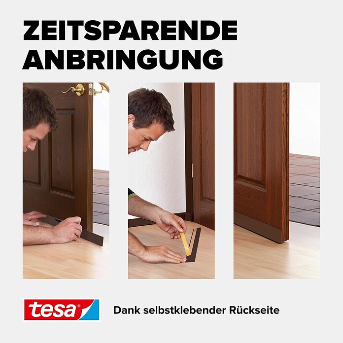 tesa MOLL Türbodendichtung Universal (Braun, 1 m)