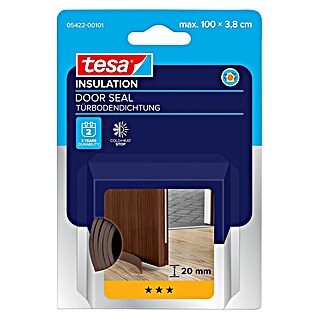 Tesa INSULATION Türbodendichtung (Braun, L x B: 1 m x 38 mm)