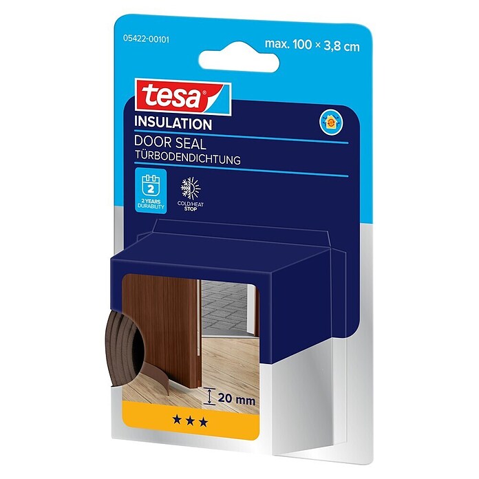 tesa MOLL Türbodendichtung Universal (Braun, 1 m)