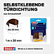tesa MOLL Türbodendichtung Universal (Braun, 1 m)