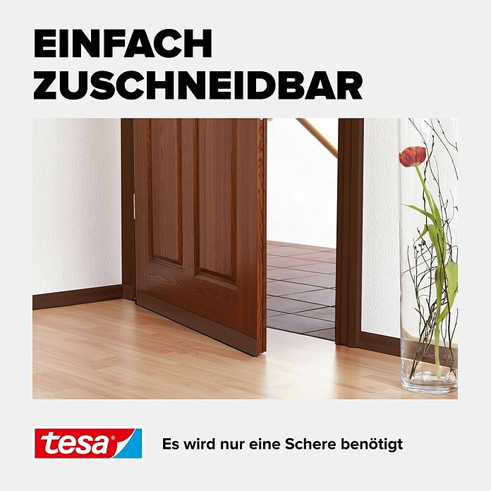 tesa MOLL Türbodendichtung Universal (Braun, 1 m)