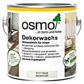 Osmo Dekorwachs (Weiß, 2,5 l, Seidenglänzend, Naturöl-Wachs-Basis)