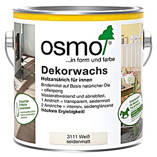Osmo Dekorwachs (Weiß, 2,5 l, Seidenglänzend)