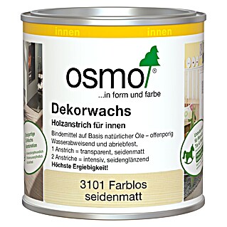 Osmo Dekorwachs (Farblos, 375 ml, Seidenmatt)