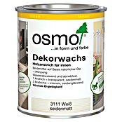 Osmo Dekorwachs (Weiß, 750 ml, Seidenglänzend, Naturöl-Wachs-Basis)