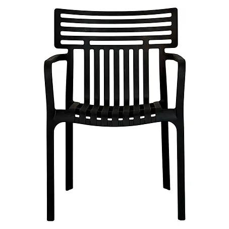 Floordirekt  Gartenstuhl Terrano Schwarz
