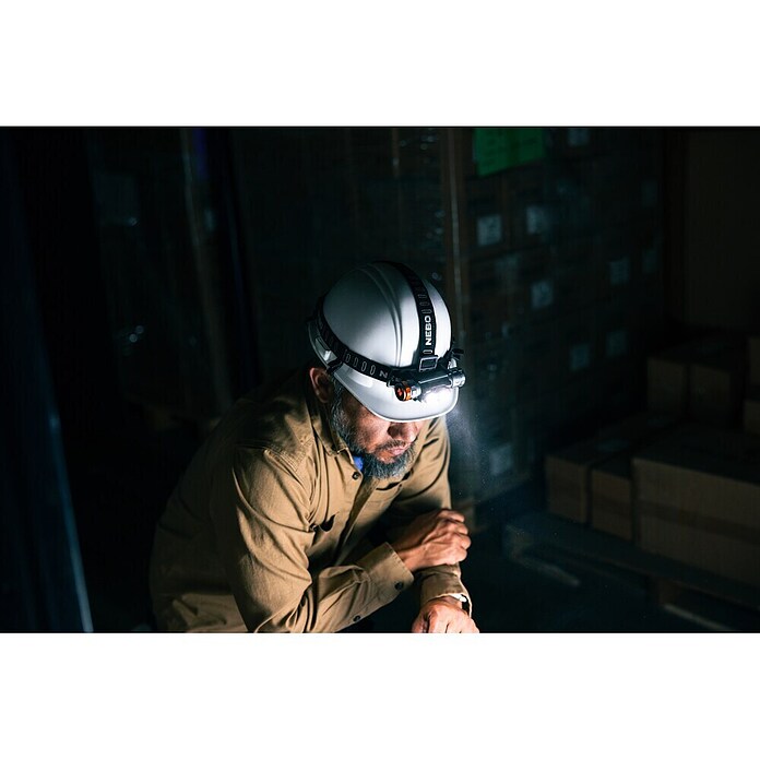 Nebo Tools Linterna frontal Transcend 3000 (50 lm - 3.000 lm, IPX7) | BAUHAUS