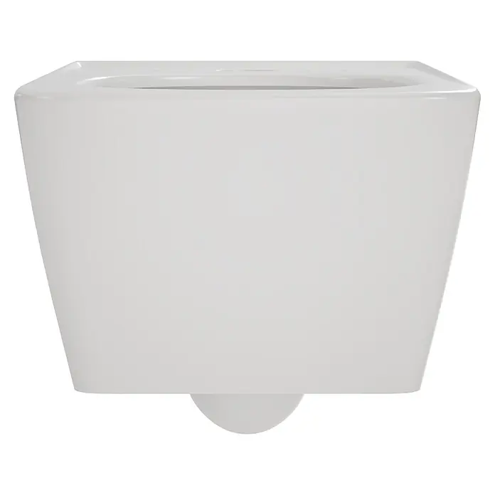 VitrA Equal Wand-WC - Spülrandlos, Mit schmutzabweisender Glasur, Spülform: Tief, WC Abgang: Waagerecht, Weiß - Weißes Wand-WC aus Keramik.