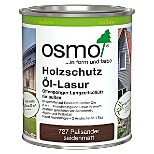 Osmo Holzlasur (Palisander - 727, 750 ml, Seidenmatt)