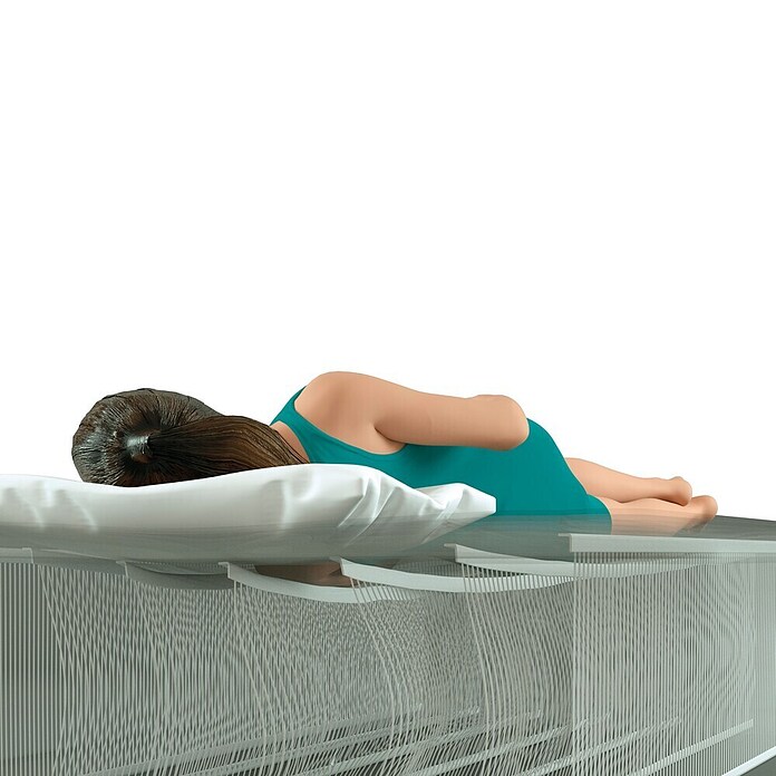Intex Luftbett Dura-Beam Standard Pillow Rest Mid-Rise Twin (L x B x H: 191 x 99 x 30 cm, Grau/Blau) | BAUHAUS