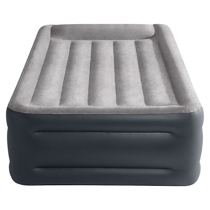 Intex Luftbett Dura-Beam Plus Deluxe Pillow Rest Raised Twin (L x B x H: 191 x 99 x 42 cm, Schwarz/Grau) | BAUHAUS