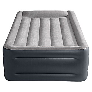 Intex Luftbett Dura-Beam Plus Deluxe Pillow Rest Raised Twin (L x B x H: 191 x 99 x 42 cm, Schwarz/Grau)