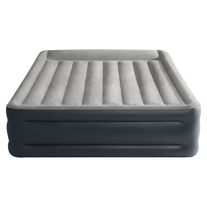 Intex Luftbett Dura-Beam Plus Deluxe Pillow Rest Raised Queen (L x B x H: 203 x 152 x 42 cm, Schwarz/Grau) | BAUHAUS