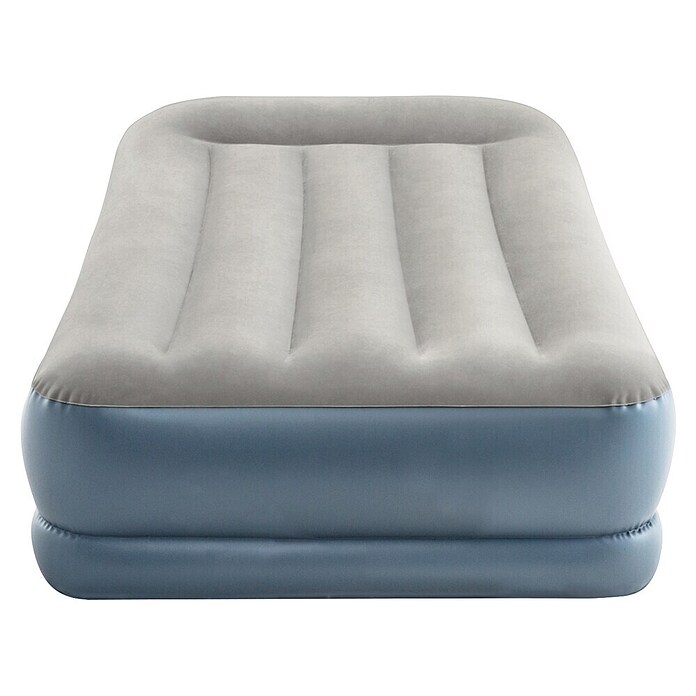 Intex Luftbett Dura-Beam Standard Pillow Rest Mid-Rise Twin (L x B x H: 191 x 99 x 30 cm, Grau/Blau) | BAUHAUS