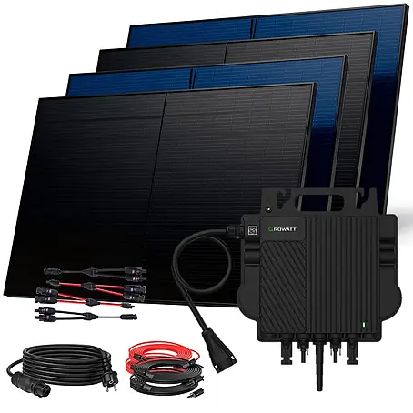 Sunniva  Balkonkraftwerk-Set 2000 / 800 Watt mit GROWATT Wechselrichter