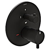 VitrA Flow Soft UP-Badewannenarmatur (Schwarz, Matt, Ausladung Armatur: 88 mm, Inclusive Hülse) | BAUHAUS
