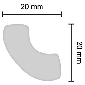 Decosa Okrasni profil KZL 01  (Do x Š x V: 200 x 145 x 1.520 mm, Ekstrudirani polistiren (XPS), Bela) | 6455 - Zierprofile | HBDI - Deckenplatten,Kork,Isolierung | HBD - Tapeten | HB - Tapeten | H - Innendeko/Farben | BAUHAUS