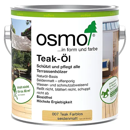 Osmo  Teak-Öl Seidenmatt 007