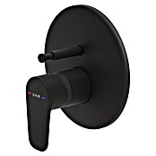 VitrA Flow Soft UP-Badewannenarmatur (Schwarz, Matt, Ausladung Armatur: 87 mm) | BAUHAUS