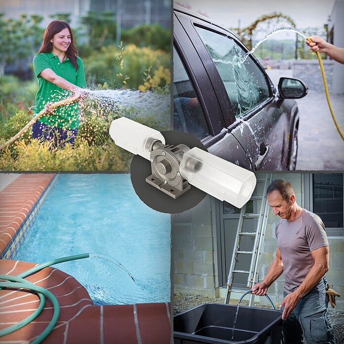 Wolfcraft Bomba de agua para jardín Pro Max (Capacidad de bombeo: 3.000 l/h) | BAUHAUS