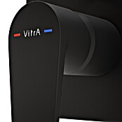 VitrA Flow Square UP-Badewannenarmatur (Ausladung Armatur: 90 mm, Schwarz, Matt) | BAUHAUS