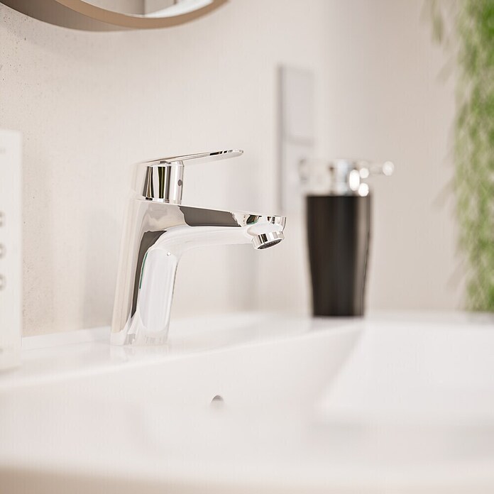 VitrA Flow Round Waschtischarmatur (Niederdruck, Chrom, Glänzend, Höhe: 15 cm, Ohne Ablaufgarnitur) | BAUHAUS