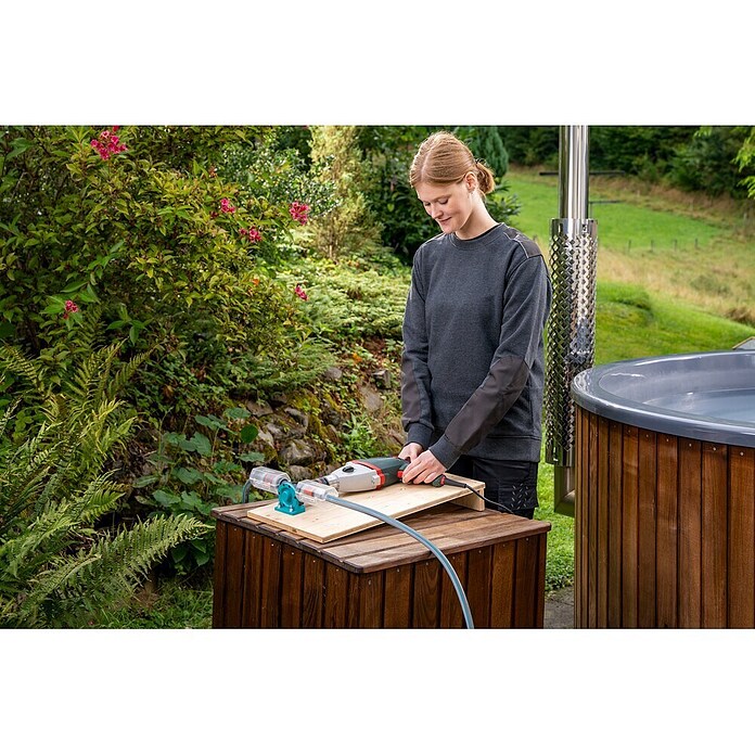 Wolfcraft Bomba de agua para jardín Pro (Capacidad de bombeo: 3.000 l/h) | BAUHAUS