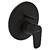 VitrA Flow Soft UP-Badewannenarmatur (Schwarz, Matt, Ausladung Armatur: 87 mm) | BAUHAUS