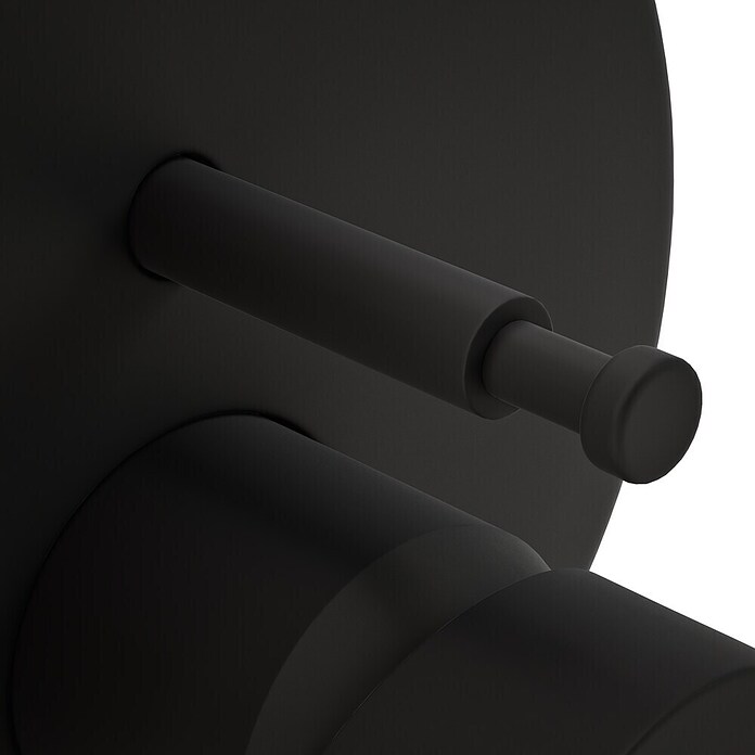 VitrA Flow Soft UP-Badewannenarmatur (Schwarz, Matt, Ausladung Armatur: 87 mm) | BAUHAUS