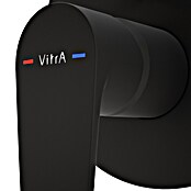 VitrA Flow Soft UP-Badewannenarmatur (Schwarz, Matt, Ausladung Armatur: 87 mm) | BAUHAUS
