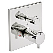 VitrA Flow Square UP-Badewannenarmatur (Ausladung Armatur: 89 mm, Chrom, Glänzend) | BAUHAUS