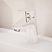 VitrA Flow Round Waschtischarmatur (Niederdruck, Chrom, Glänzend, Höhe: 15 cm, Mit Ablaufgarnitur) | BAUHAUS