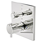 VitrA Flow Square UP-Badewannenarmatur (Ausladung Armatur: 91 mm, Chrom, Glänzend) | BAUHAUS