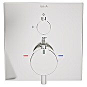 VitrA Flow Square UP-Badewannenarmatur (Ausladung Armatur: 89 mm, Chrom, Glänzend) | BAUHAUS