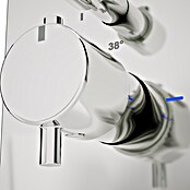 VitrA Flow Square UP-Badewannenarmatur (Ausladung Armatur: 89 mm, Chrom, Glänzend) | BAUHAUS