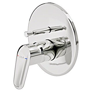 VitrA Flow Round UP-Badewannenarmatur (Chrom, Glänzend)