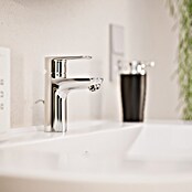VitrA Flow Soft Waschtischarmatur (Niederdruck, Chrom, Glänzend, Höhe: 15 cm, Mit Ablaufgarnitur) | BAUHAUS