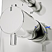 VitrA Flow Square UP-Badewannenarmatur (Ausladung Armatur: 91 mm, Chrom, Glänzend) | BAUHAUS