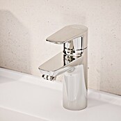 VitrA Flow Soft Waschtischarmatur (Niederdruck, Chrom, Glänzend, Höhe: 15 cm, Mit Ablaufgarnitur) | BAUHAUS