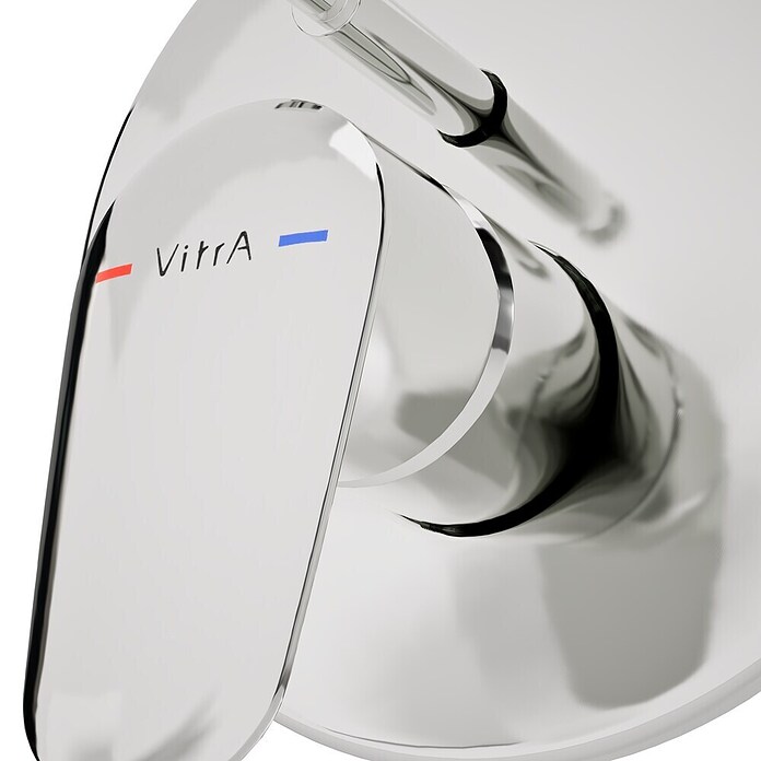 VitrA Flow Round UP-Badewannenarmatur (Chrom, Glänzend) | BAUHAUS