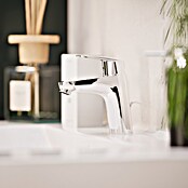 VitrA Flow Round Waschtischarmatur (Niederdruck, Chrom, Glänzend, Höhe: 15 cm, Mit Ablaufgarnitur) | BAUHAUS