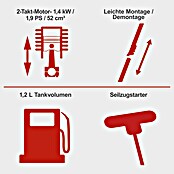 Scheppach Benzin-Multitool PMT520 (1,4 kW) | BAUHAUS