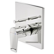 VitrA Flow Square UP-Badewannenarmatur (Ausladung Armatur: 90 mm, Chrom, Glänzend) | BAUHAUS