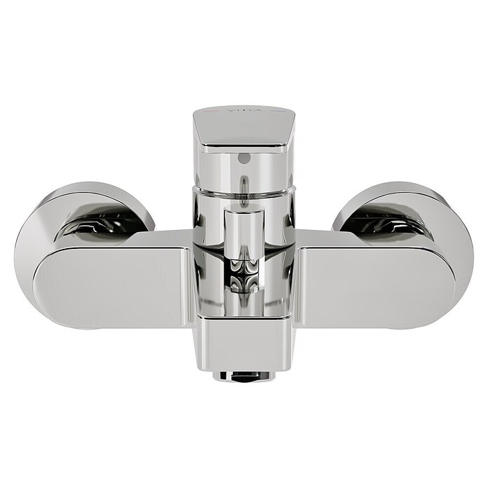 VitrA Flow Square Badewannenarmatur (Chrom, Glänzend) | BAUHAUS